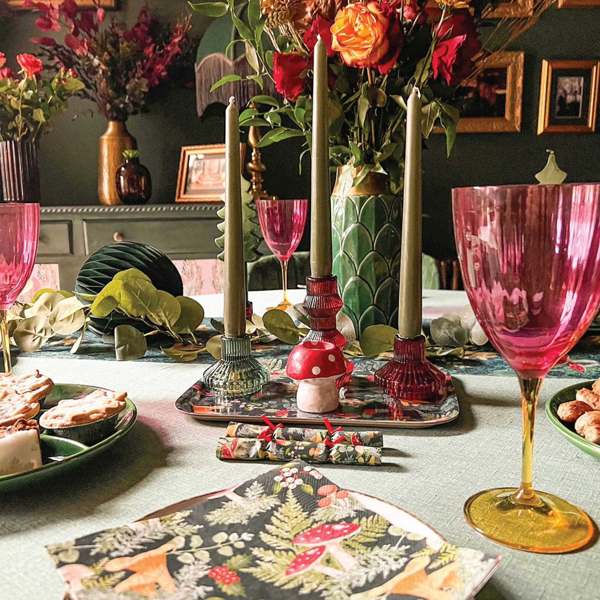 Midnight Forest Fabric Table Runner