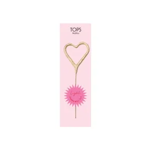 Mini Gold Heart Sparkler