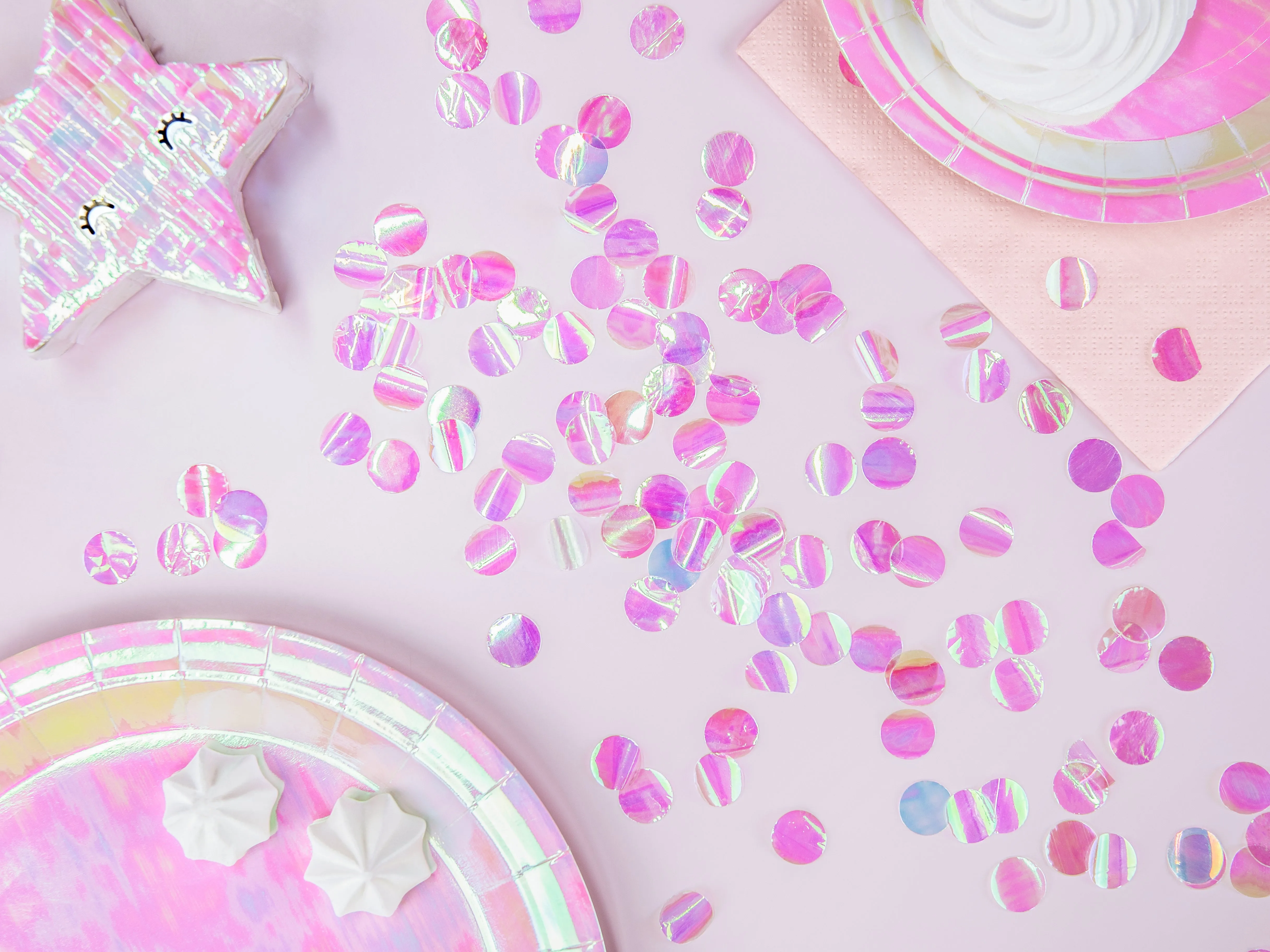 Mini Iridescent Star Piata Party Favor