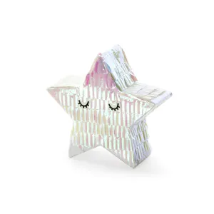 Mini Iridescent Star Piata Party Favor