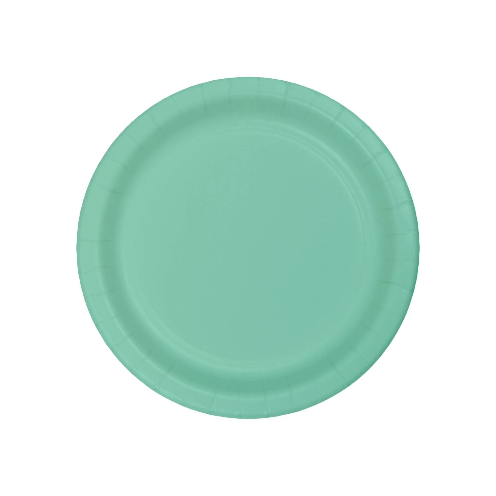 Mint Green Paper Dessert Plates 8ct
