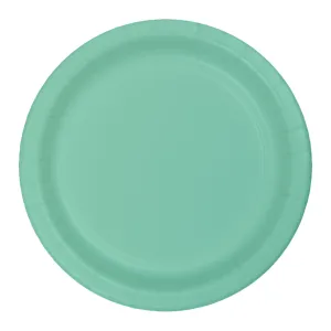 Mint Green Paper Lunch Plates 8ct