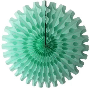 Mint Tissue Paper Fan 18