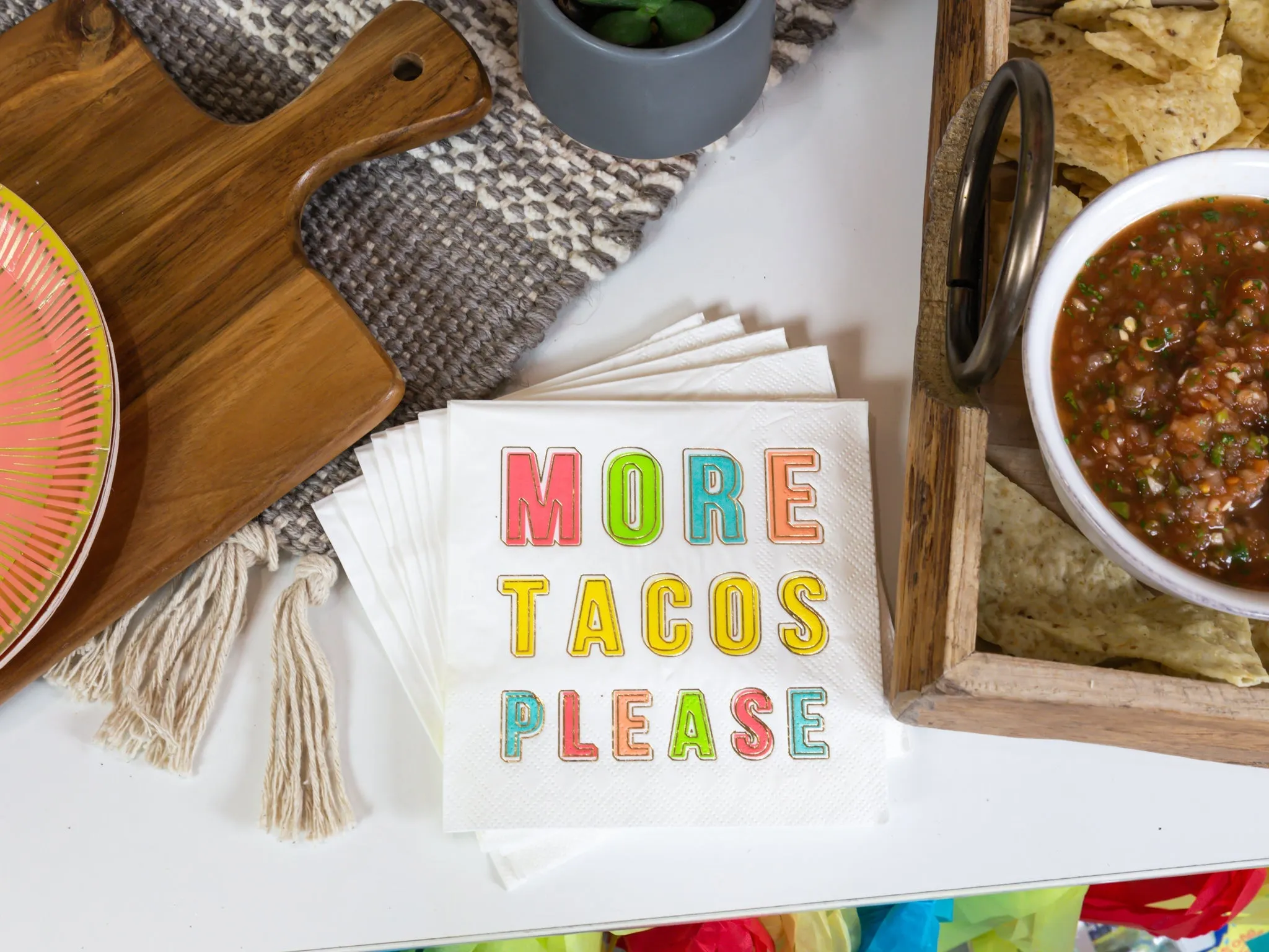 More Tacos Please Dessert Napkins 20ct