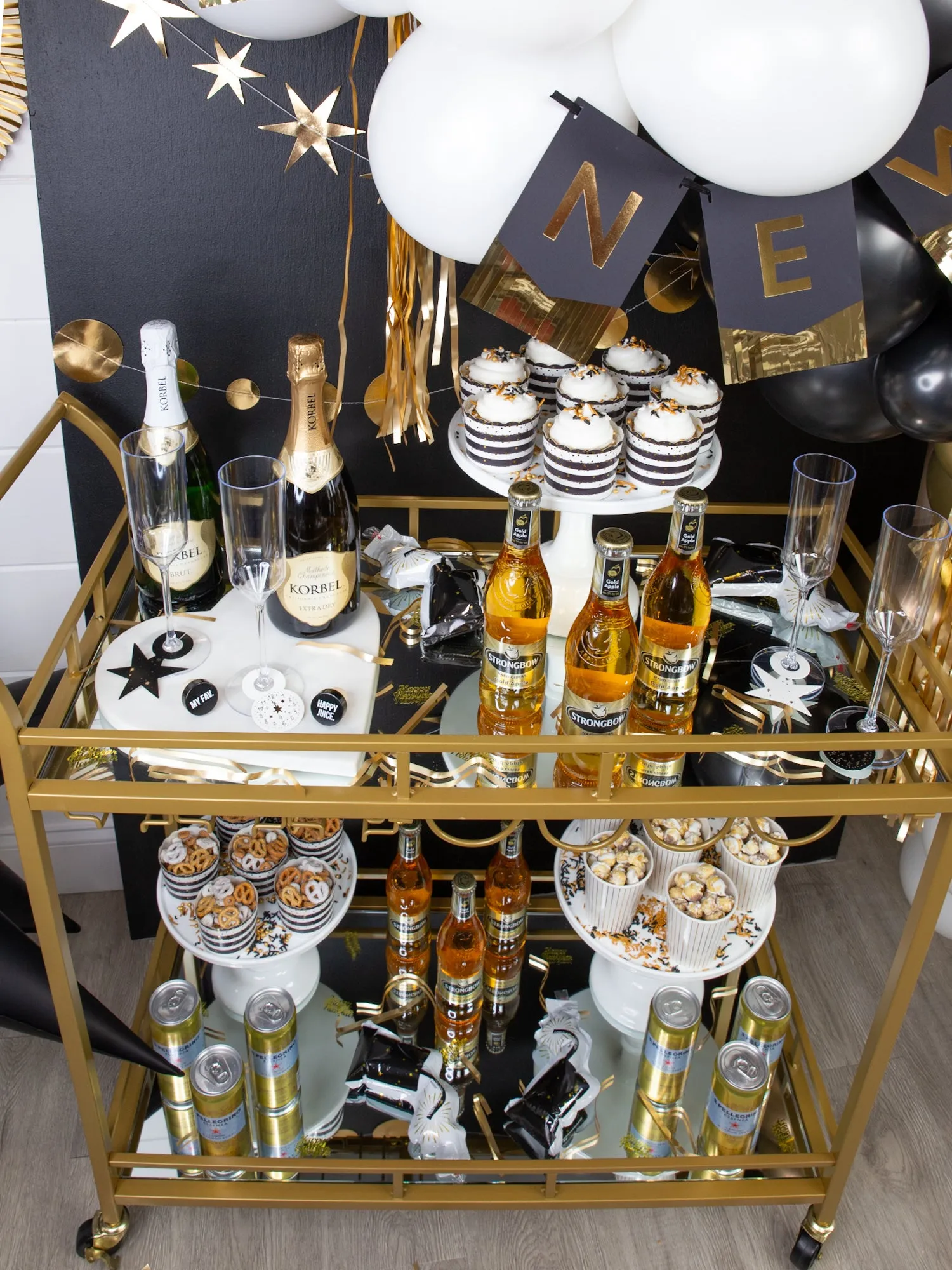 New Year's Eve Drink Tags 6ct