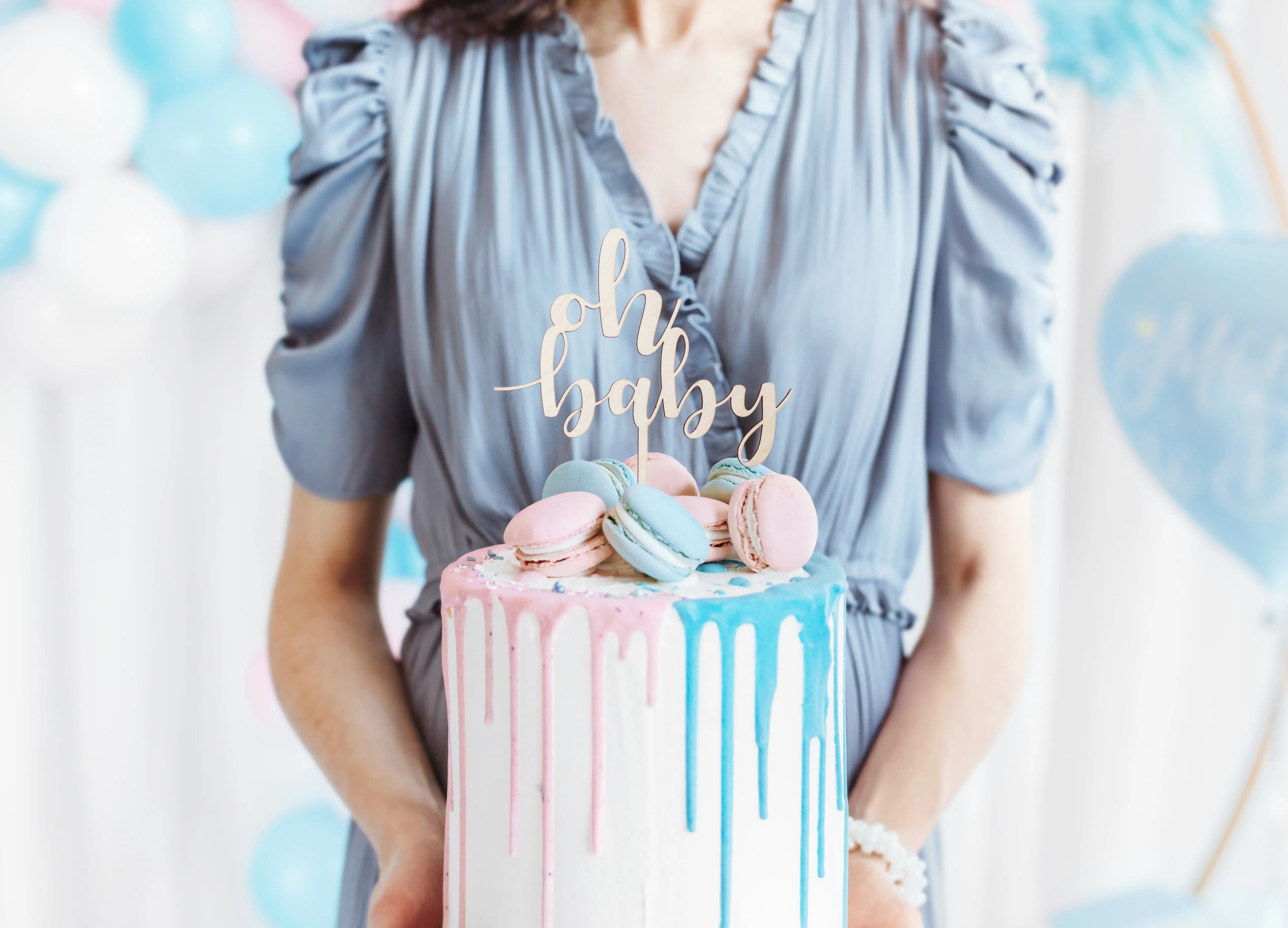 Oh Baby Shower Cake Topper