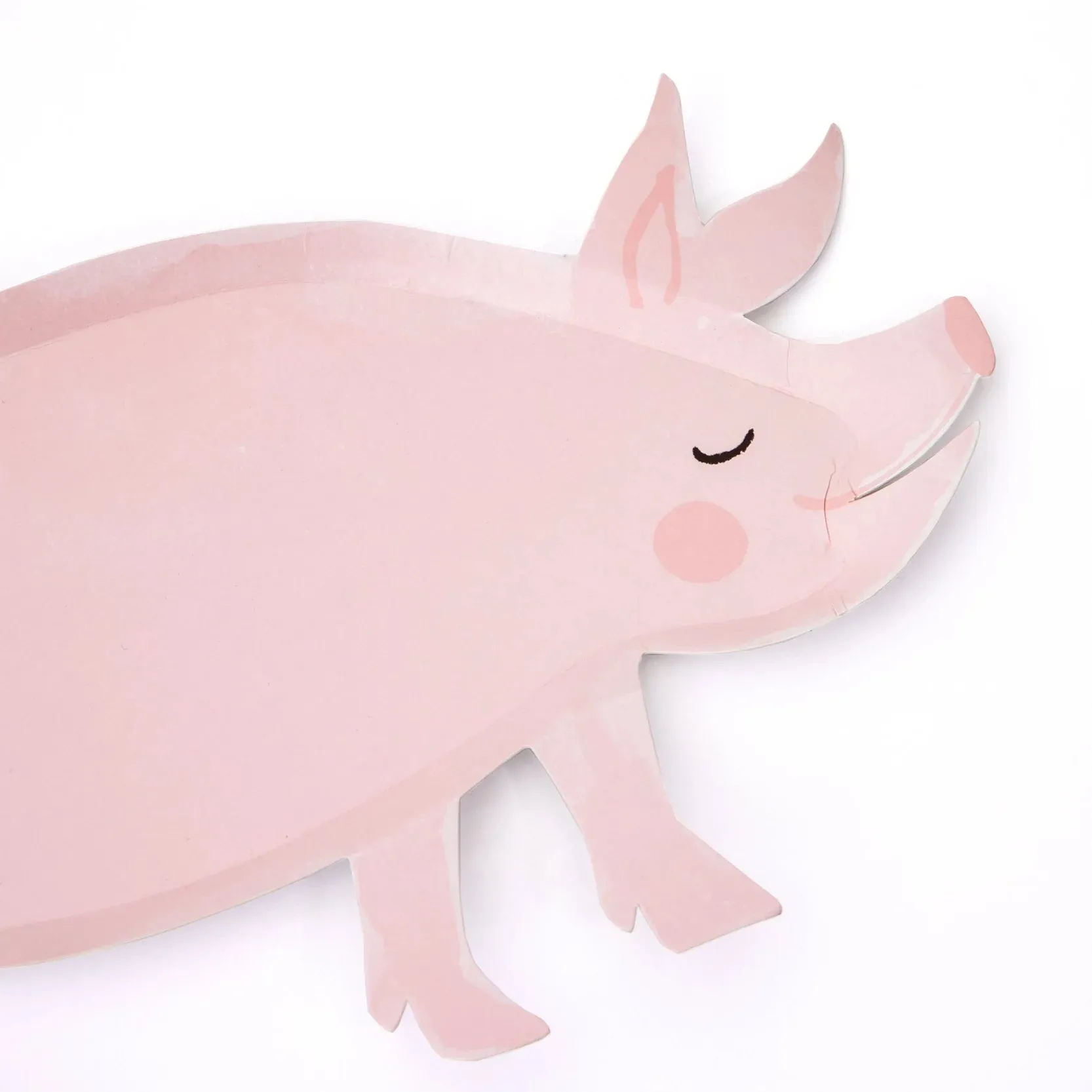 On the Farm Pig Dessert Plates 12ct