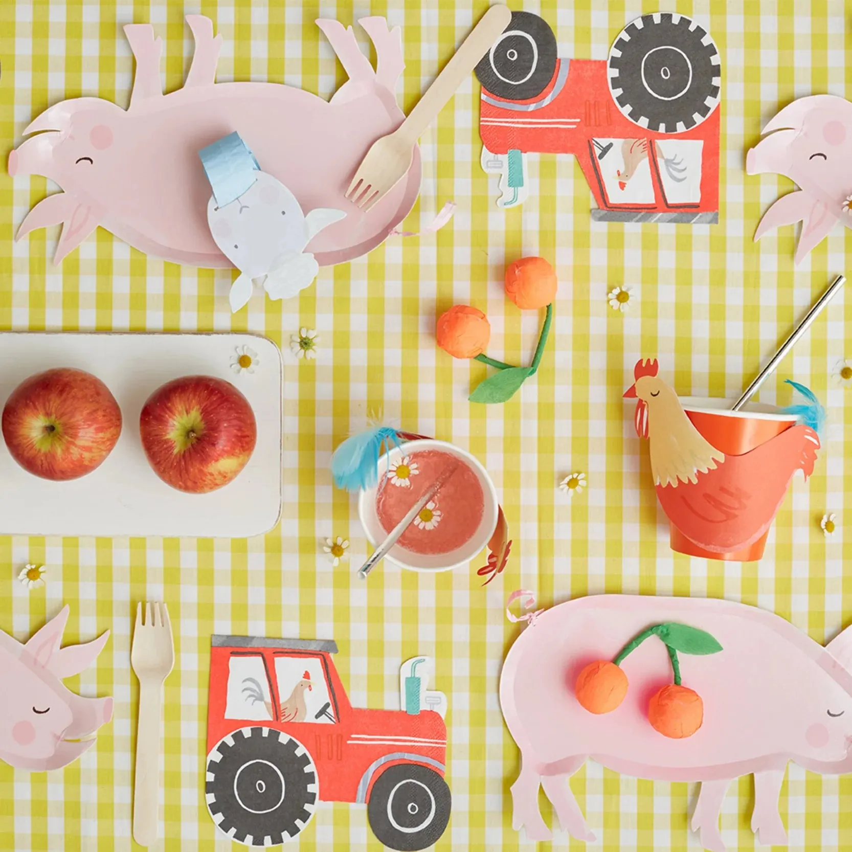 On the Farm Tractor Lunch Napkins 16ct
