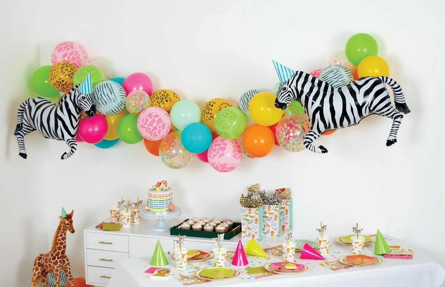 Party Animals Birthday Balloon Garland Kit