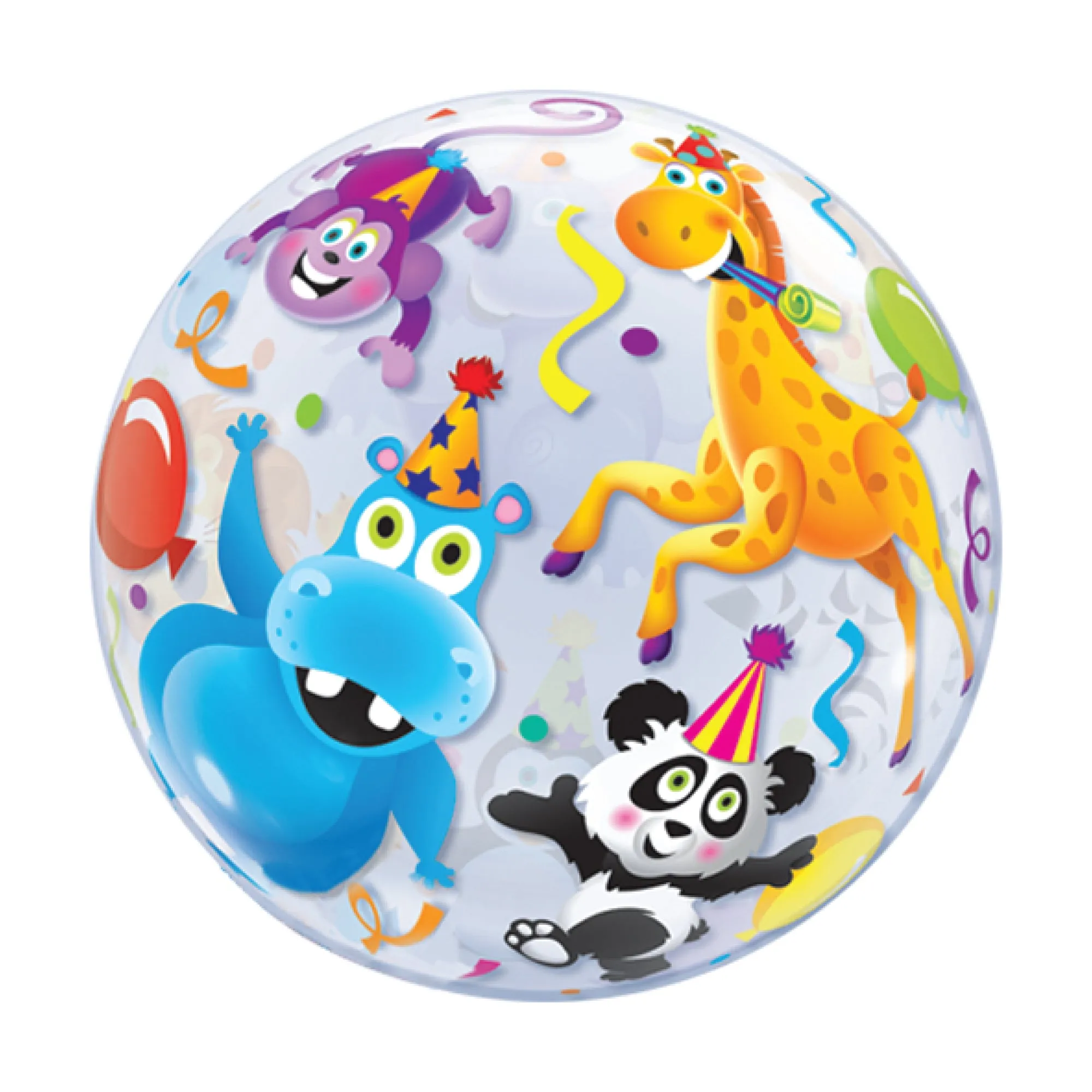 Party Animals Bubble Balloon 22