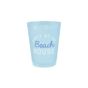 Party at the Beach House Frosted Plastic Cups 8ct