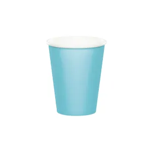 Pastel Light Blue Paper Cups 8ct