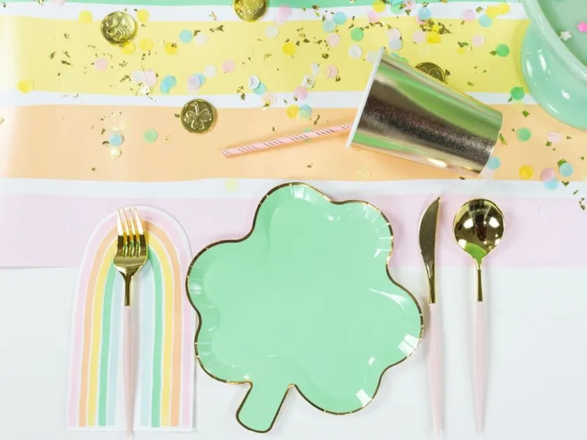 Pastel Rainbow Paper Table Runner 10ft