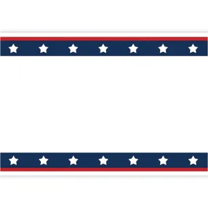 Patriotic Paper Table Runner 25ft