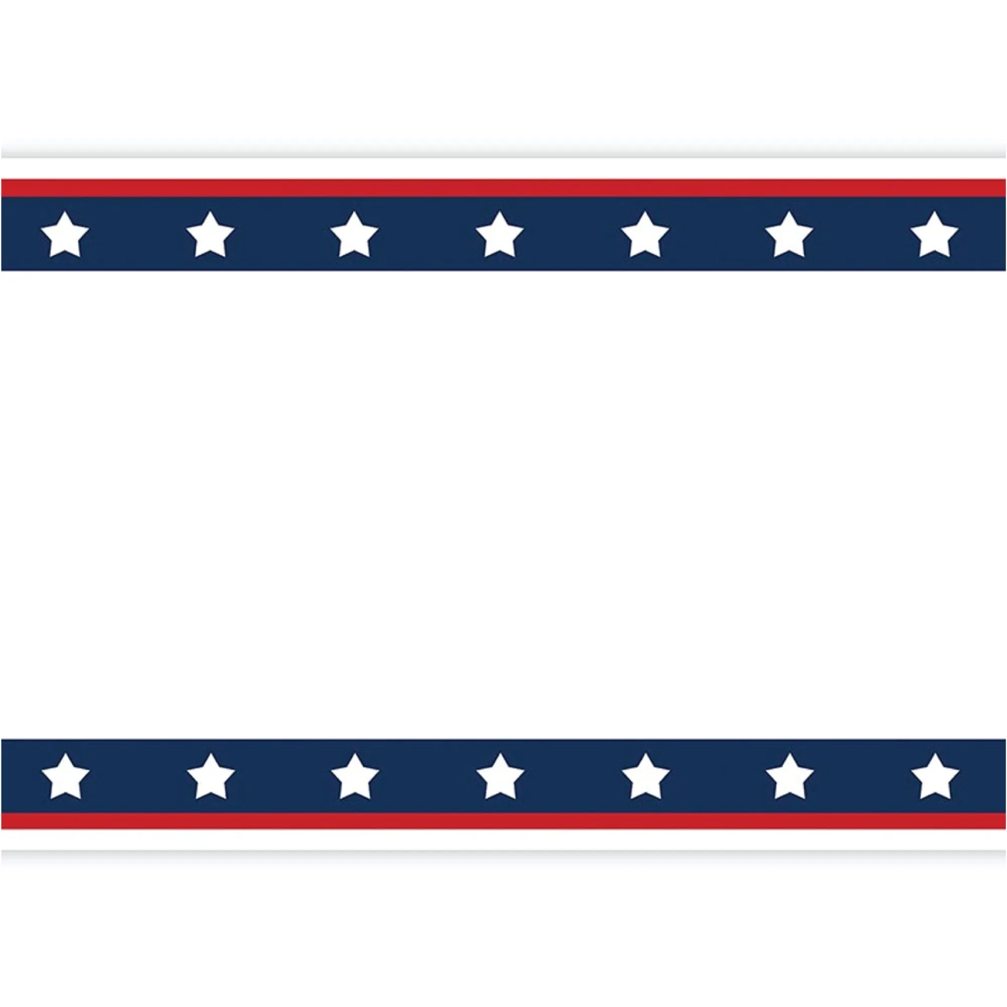 Patriotic Paper Table Runner 25ft