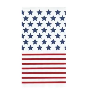 Patriotic Star and Stripes Guest Towels 16ct