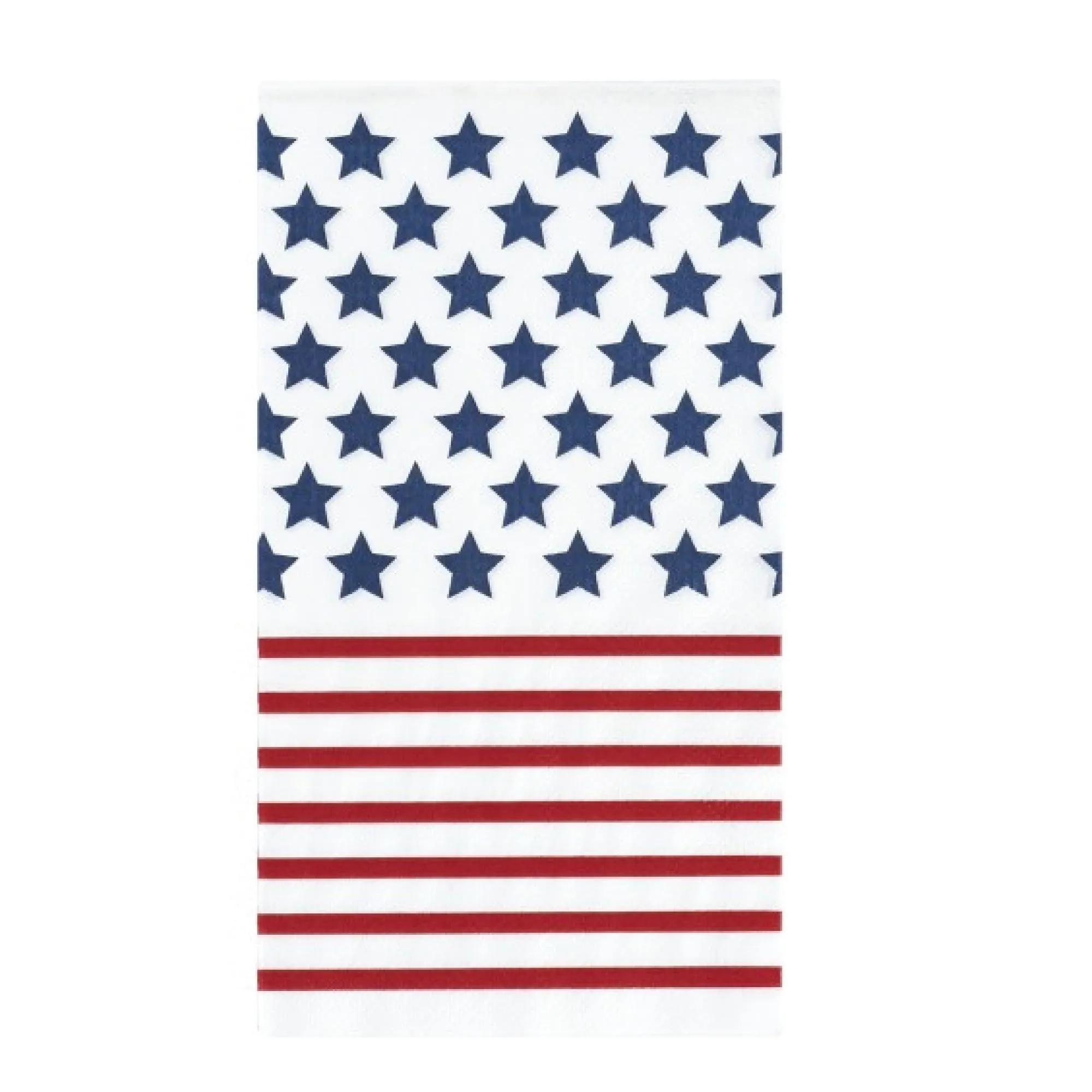 Patriotic Star and Stripes Guest Towels 16ct