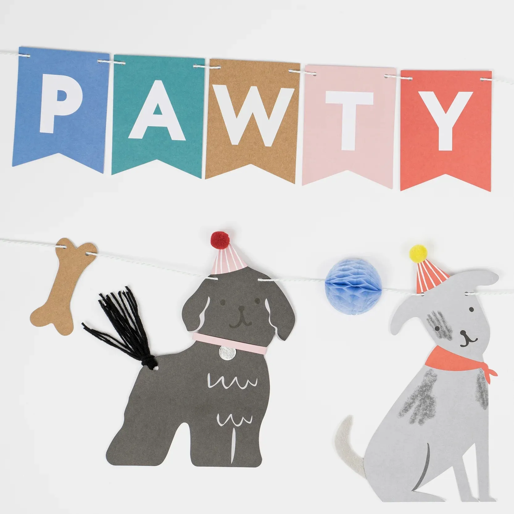 Pawty Time Puppy Banner Set