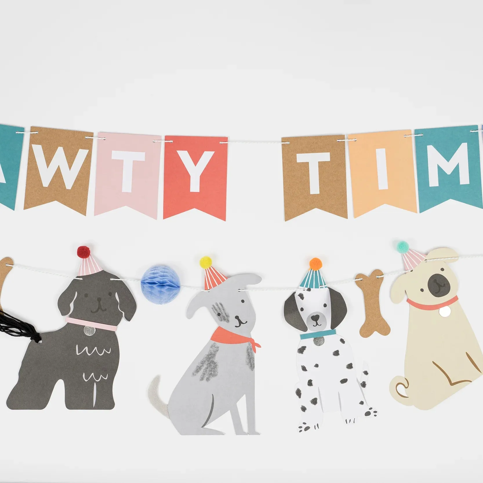 Pawty Time Puppy Banner Set