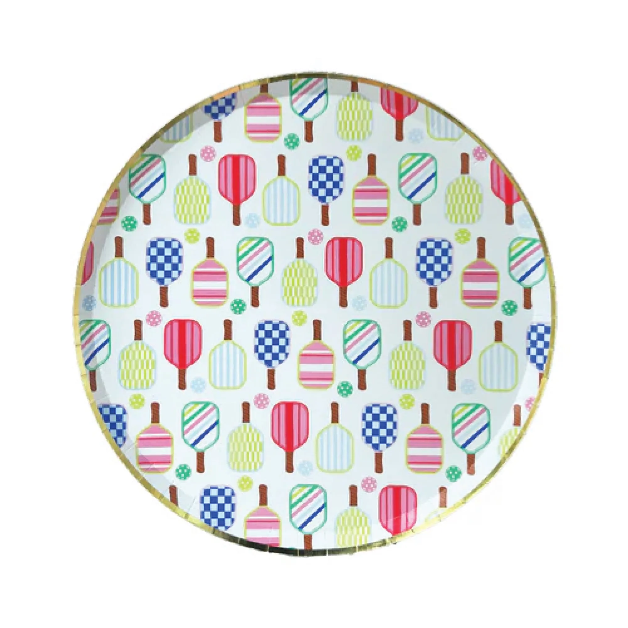 Pickleball Social Club Dessert Plates 8ct