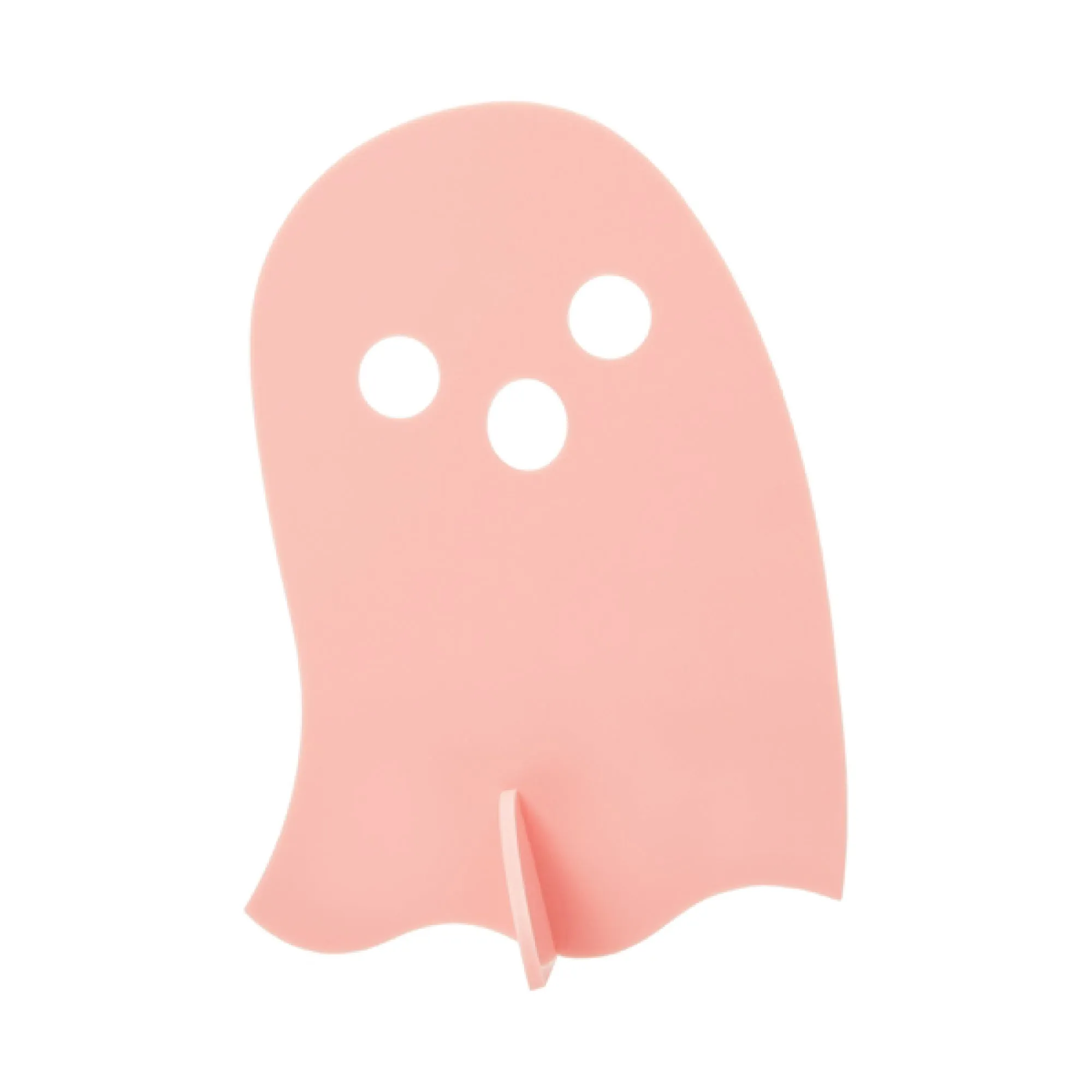 Pink Acrylic Ghost Decorations 3ct