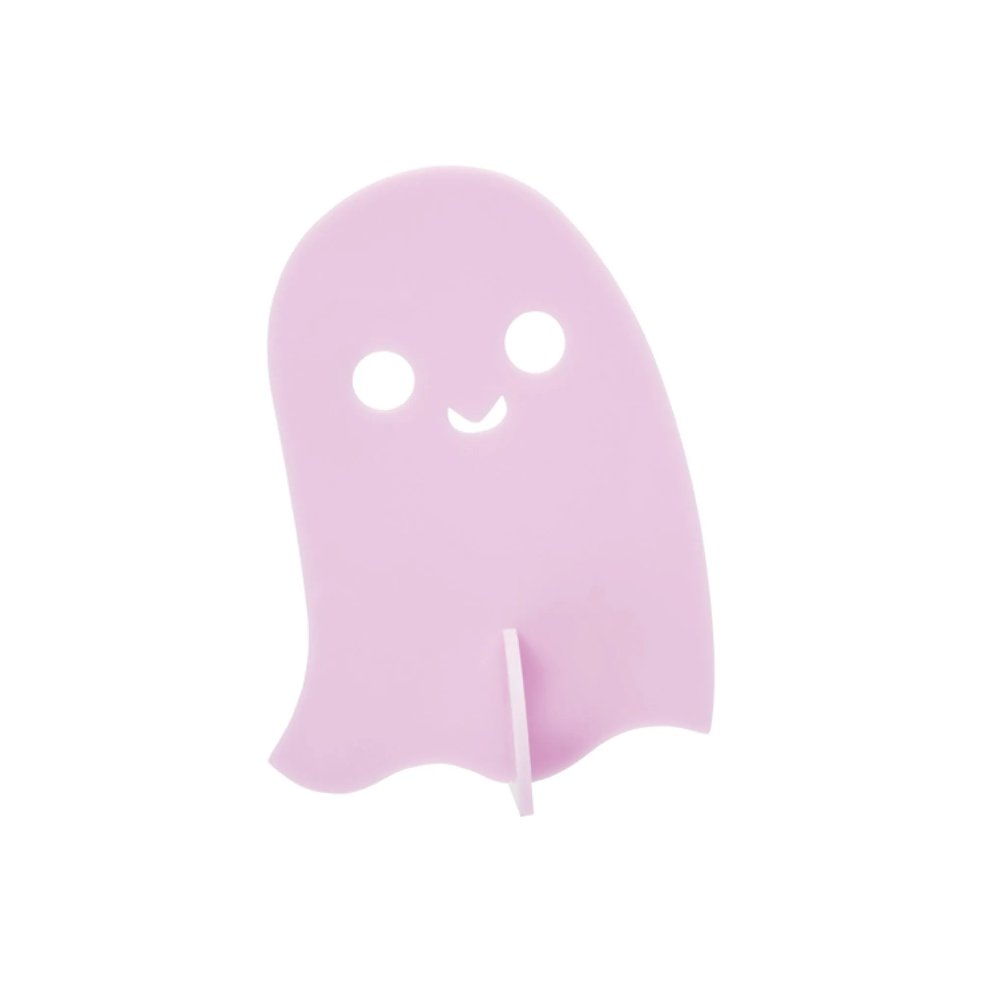 Pink Acrylic Ghost Decorations 3ct