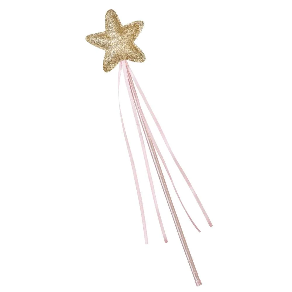 Pink & Gold Princess Wand & Tiara Set