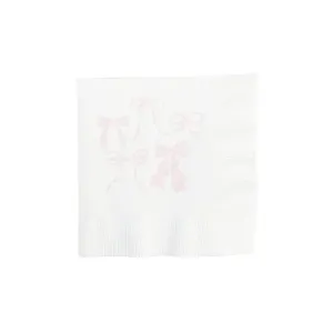 Pink Bows Dessert Napkins 20ct
