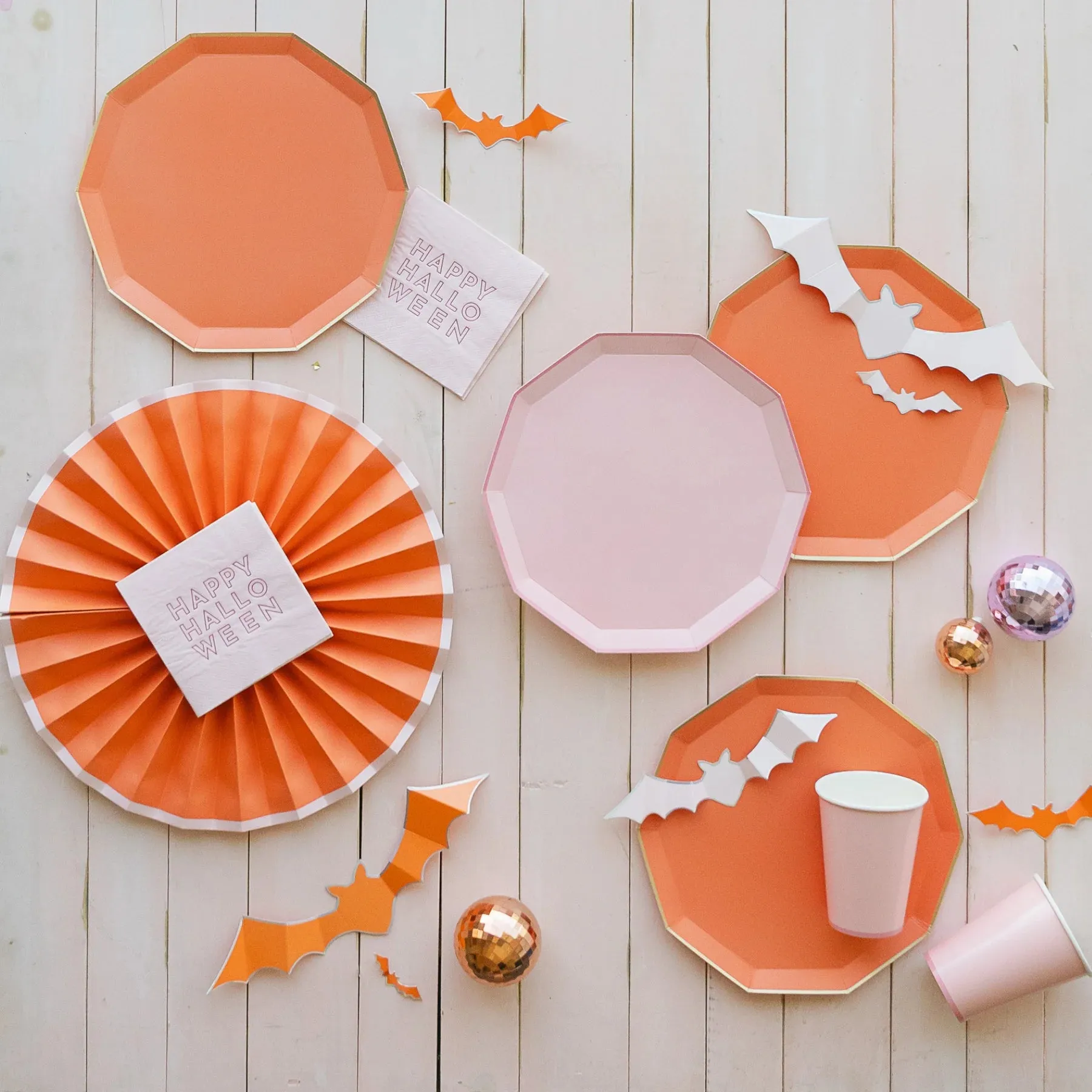 Pink Happy Halloween Dessert Napkins 20ct
