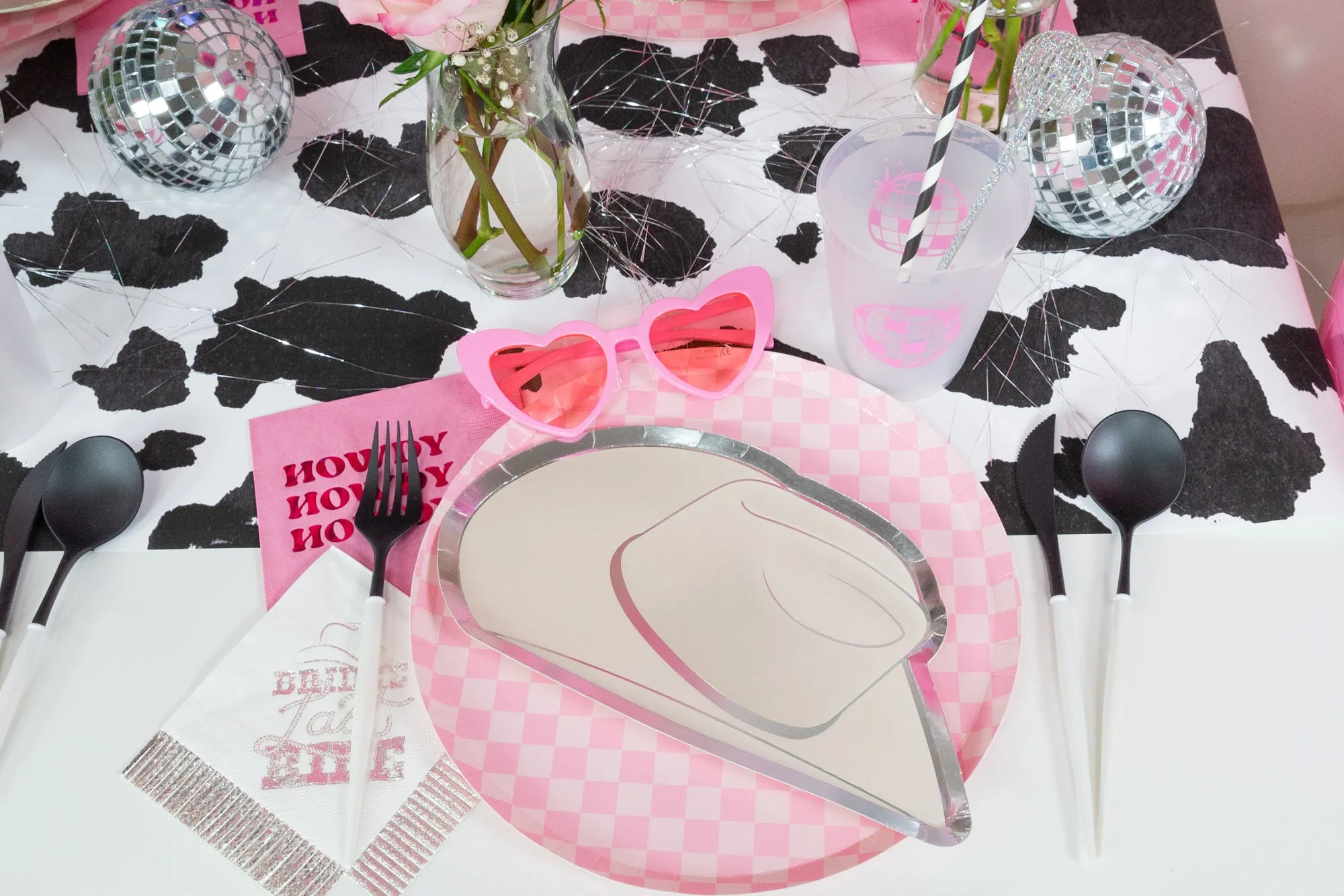 Pink Howdy Howdy Howdy Dessert Napkins 20ct