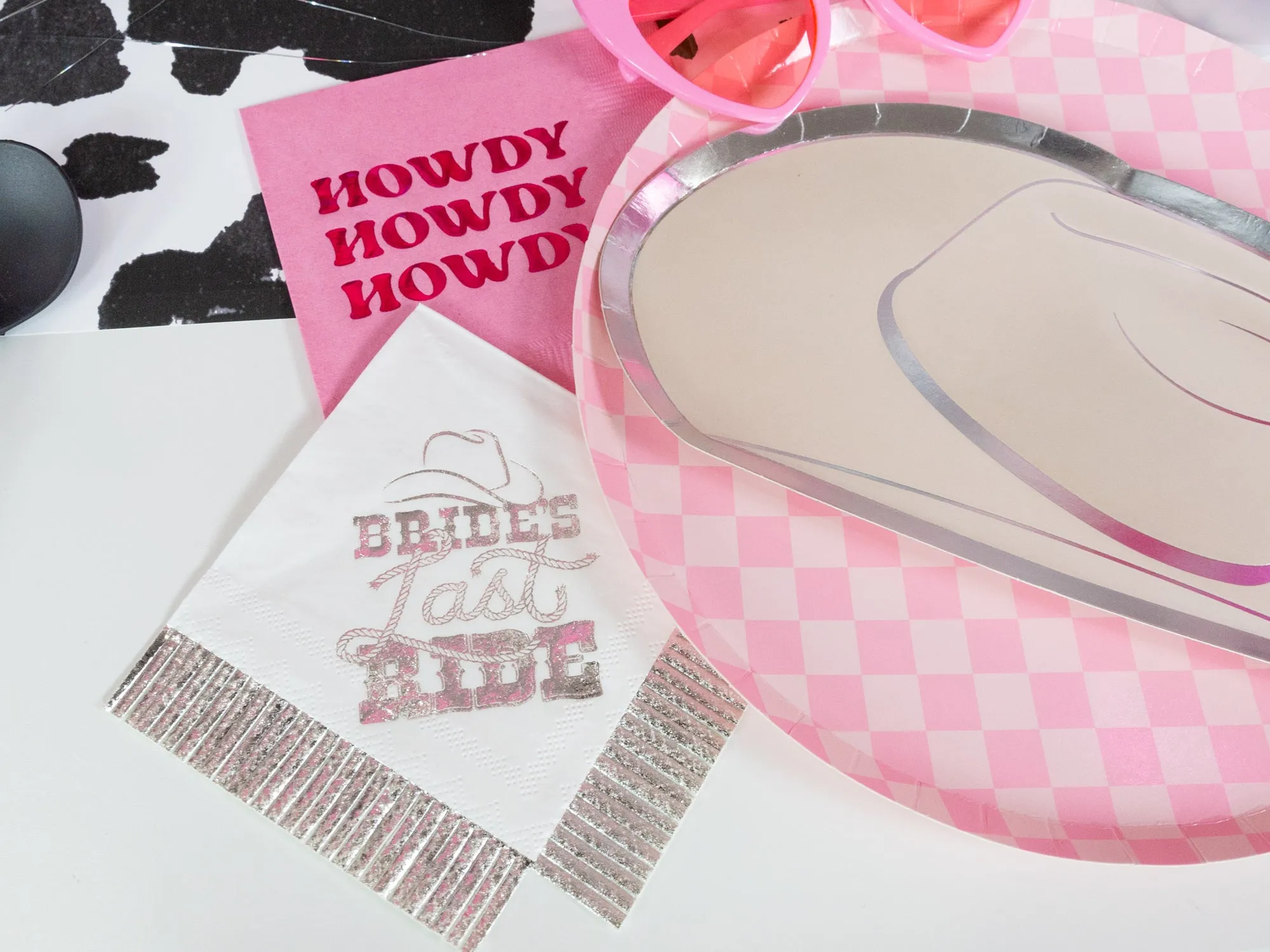 Pink Howdy Howdy Howdy Dessert Napkins 20ct