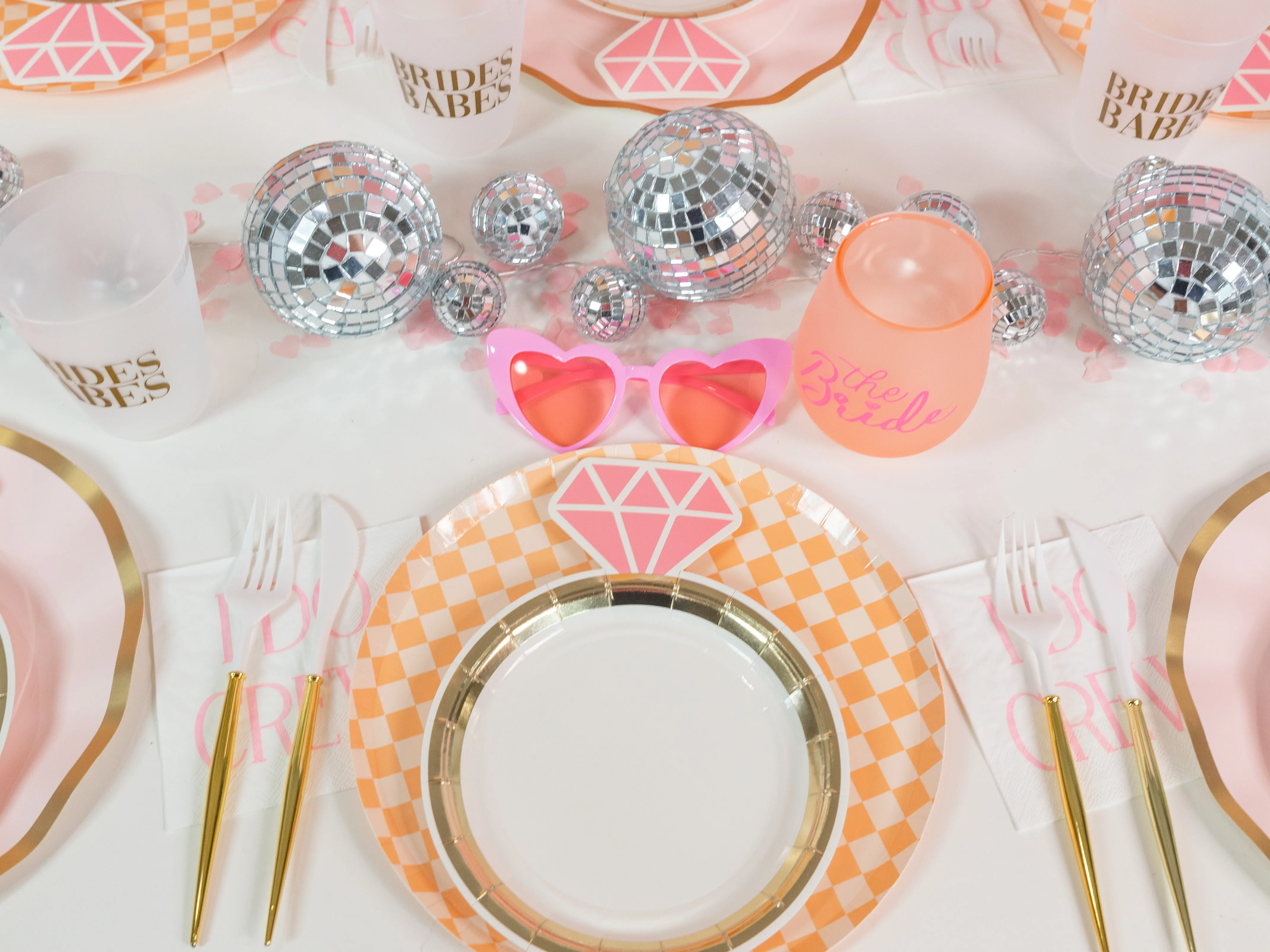 Pink I DO Crew Dessert Napkins 20ct