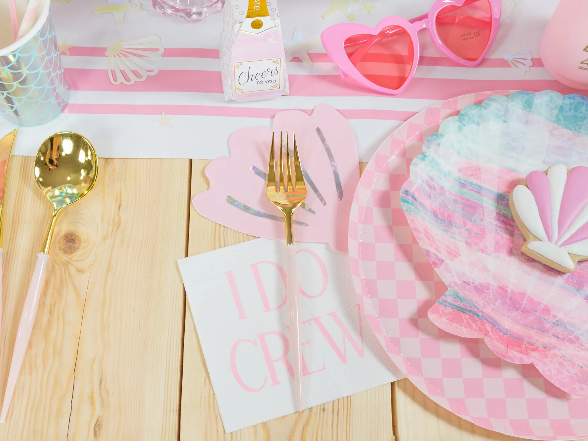 Pink I DO Crew Dessert Napkins 20ct
