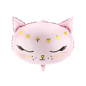 Pink Kitty Cat Face Balloon