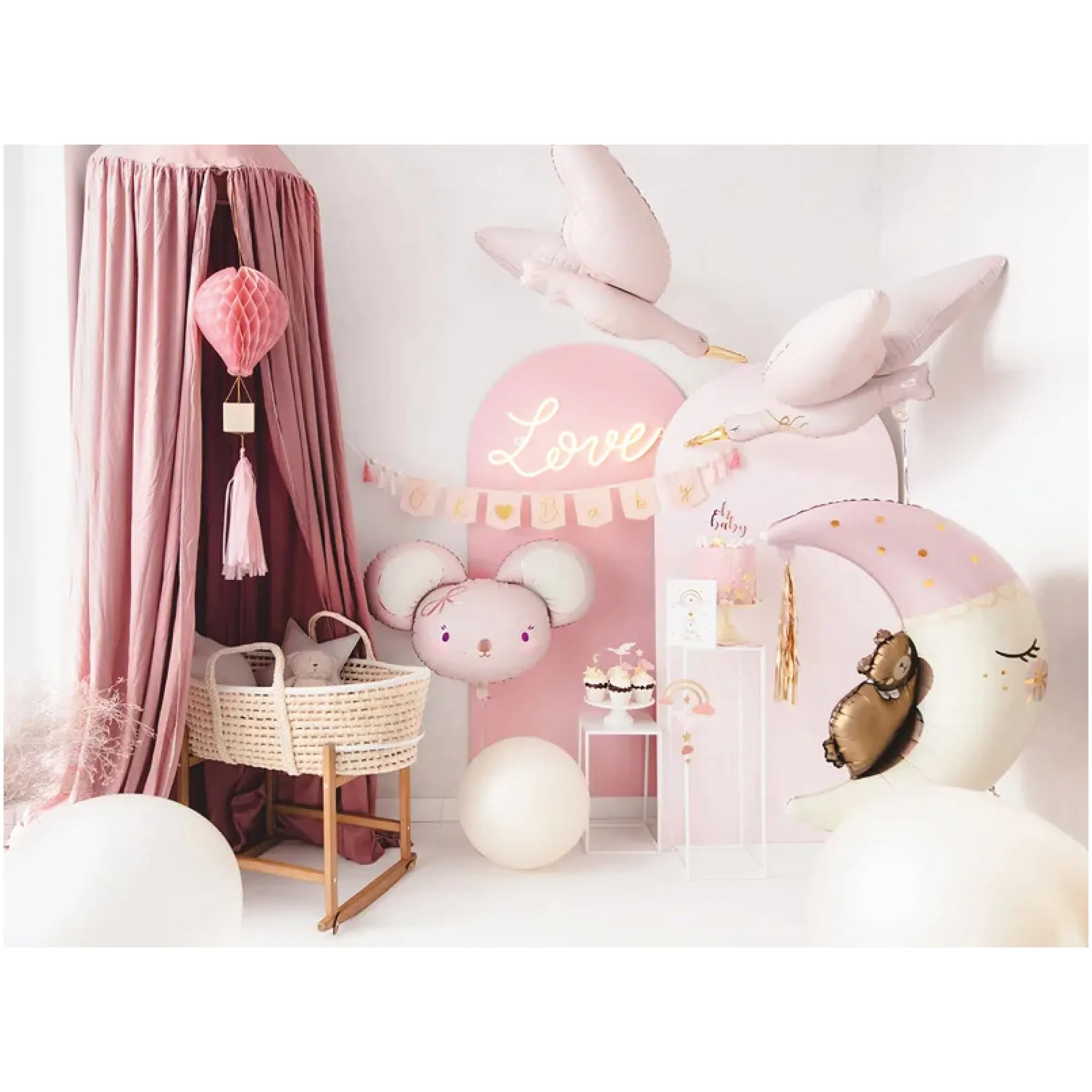 Pink Mouse Balloon 29.5in