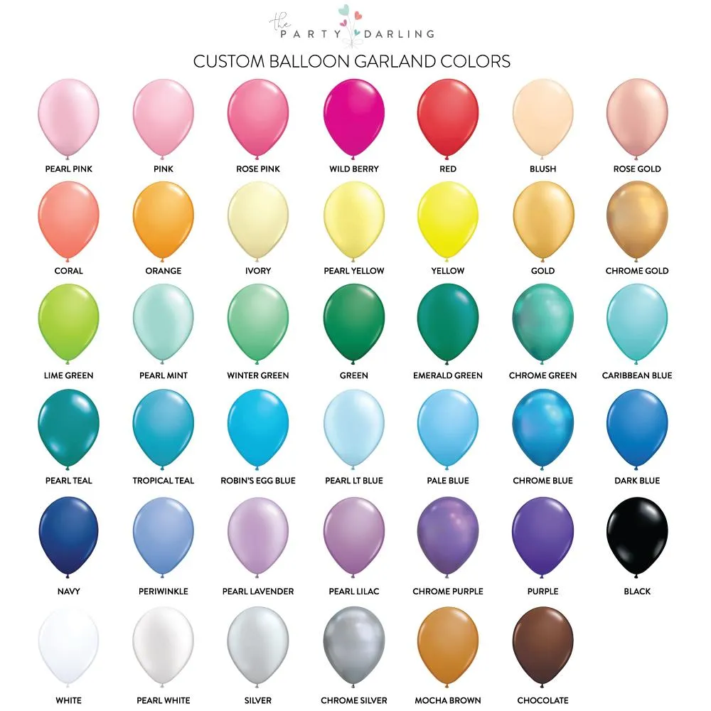 Pink. Red. & White Valentine's Day Balloon Garland Kit 9ft