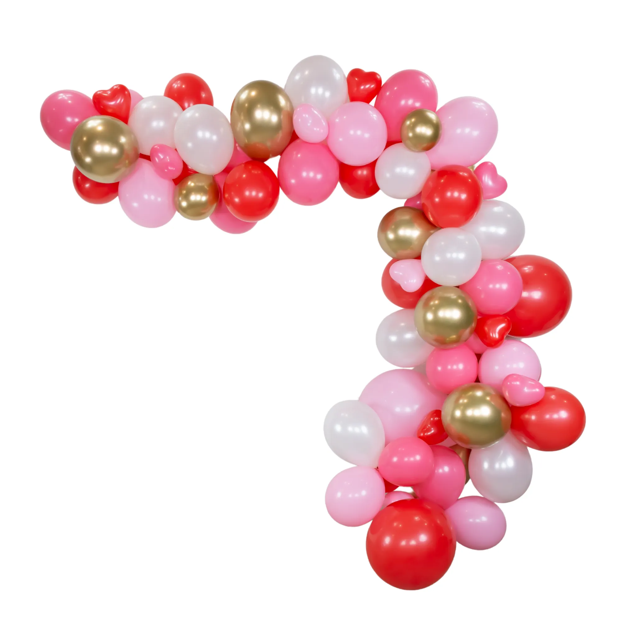 Pink. Red. & White Valentine's Day Balloon Garland Kit 9ft