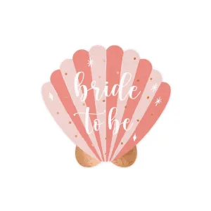 Pink Seashell Bride to Be Dessert Napkins 20ct