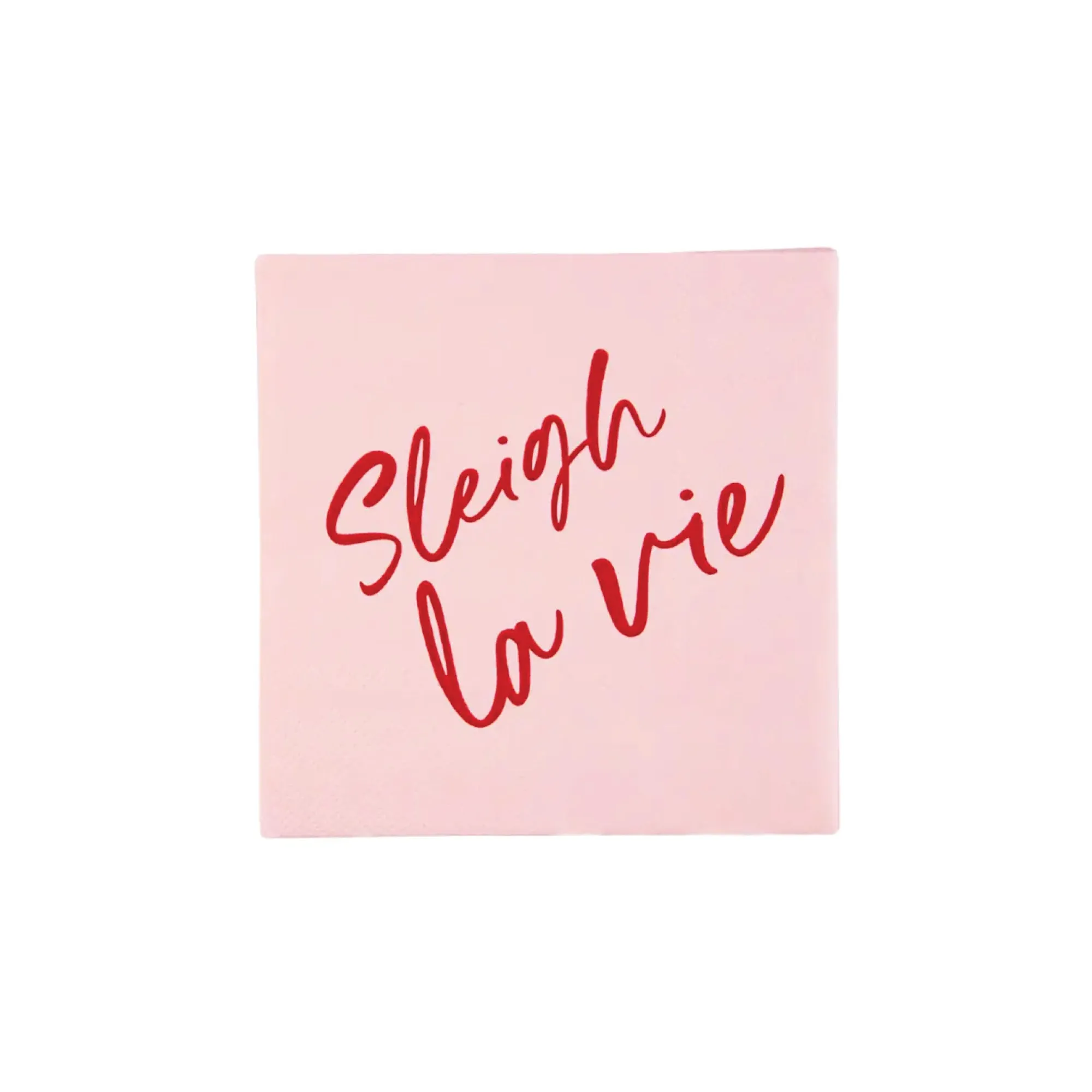 Pink Sleigh La Vie Dessert Napkins 20ct