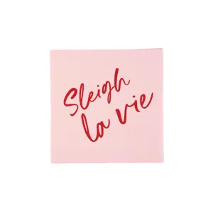 Pink Sleigh La Vie Dessert Napkins 20ct