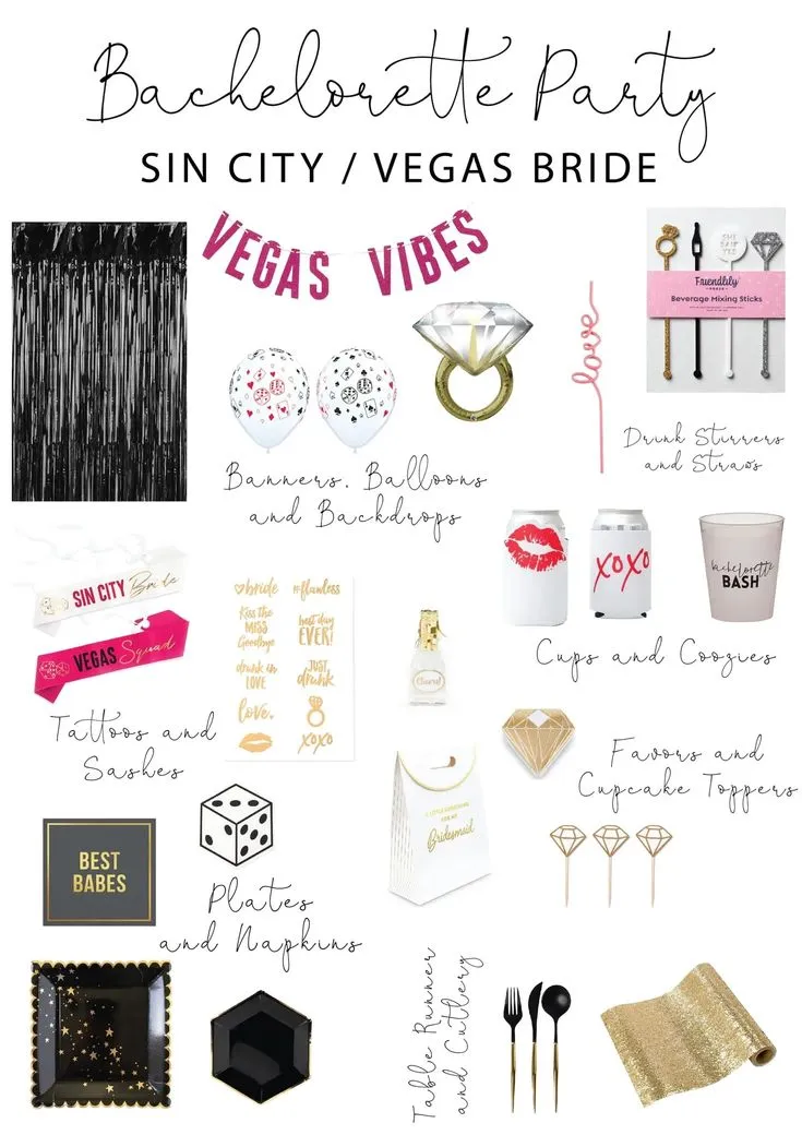 Pink Vegas Vibes Letter Banner