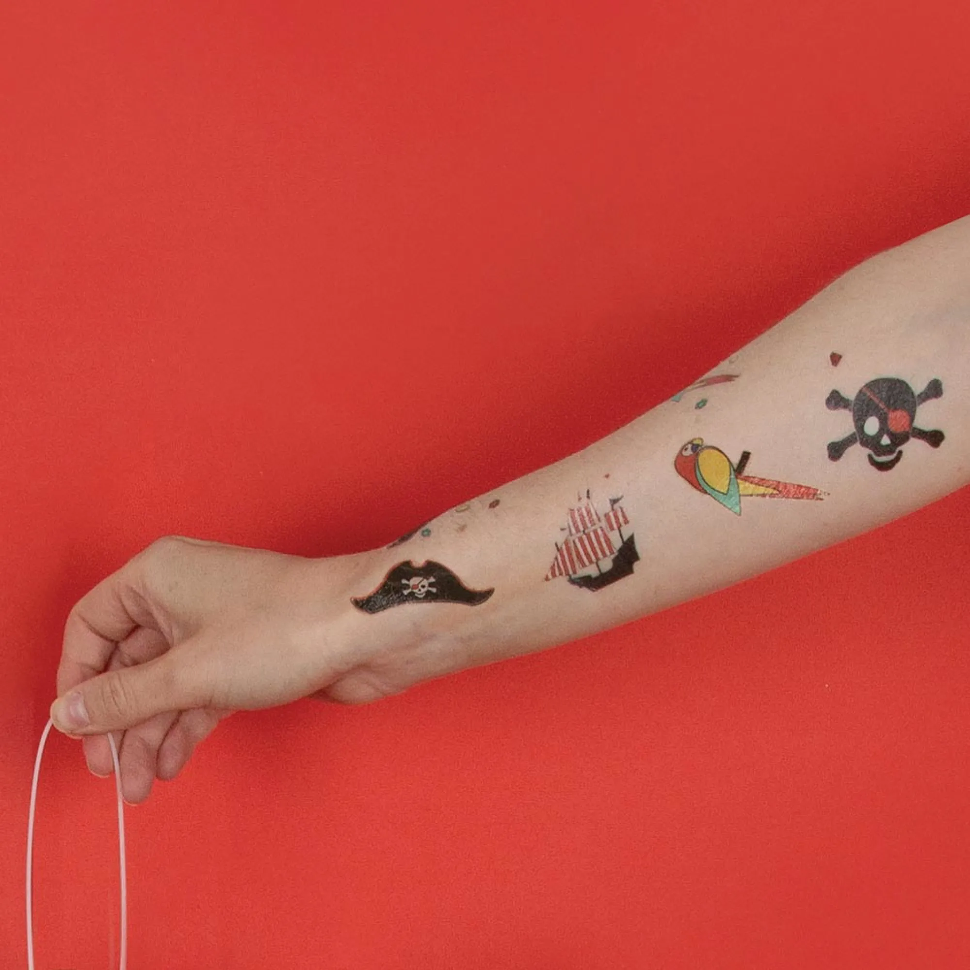 Pirate Temporary Tattoos 8ct