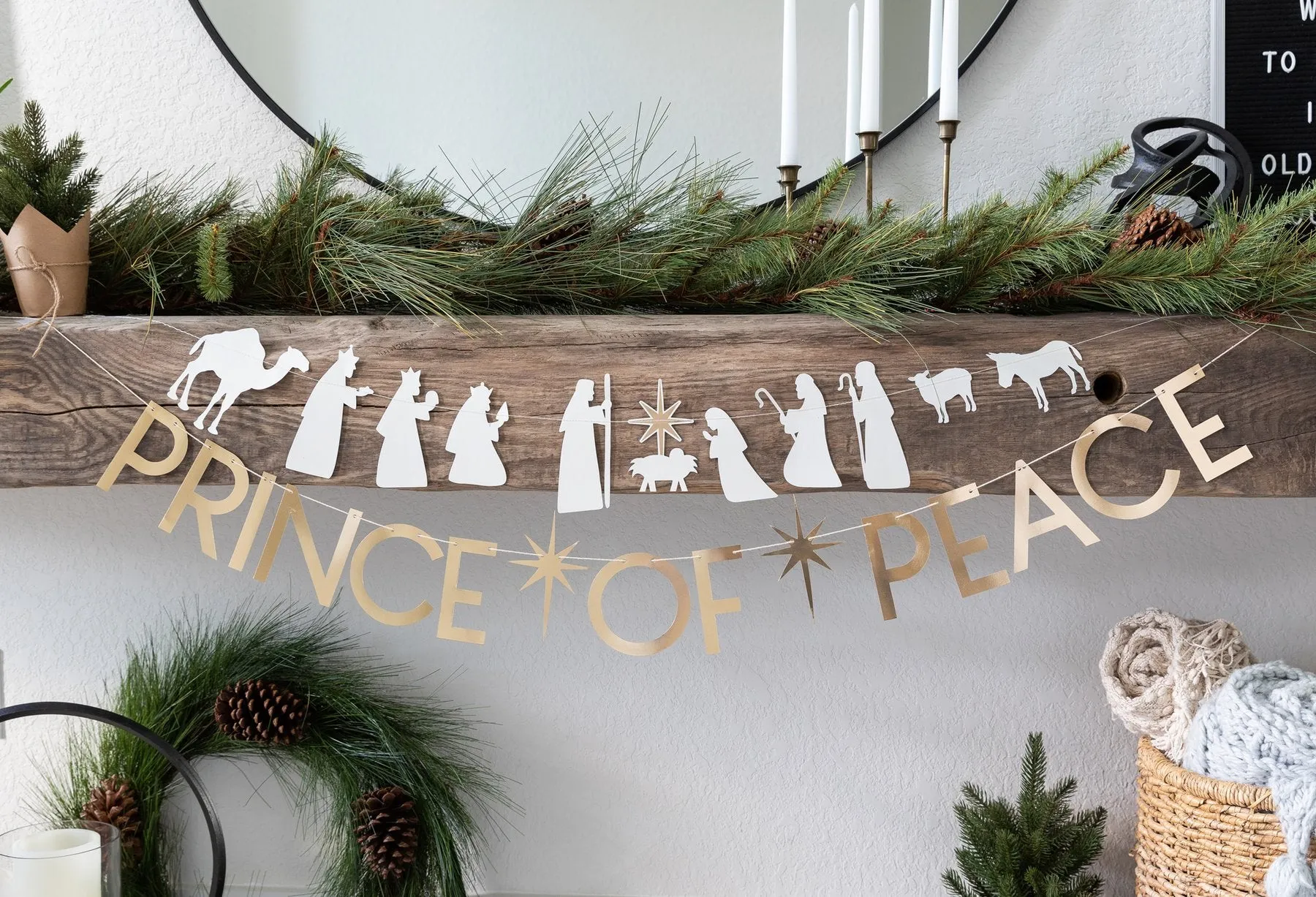 Prince of Peace Christmas Banner