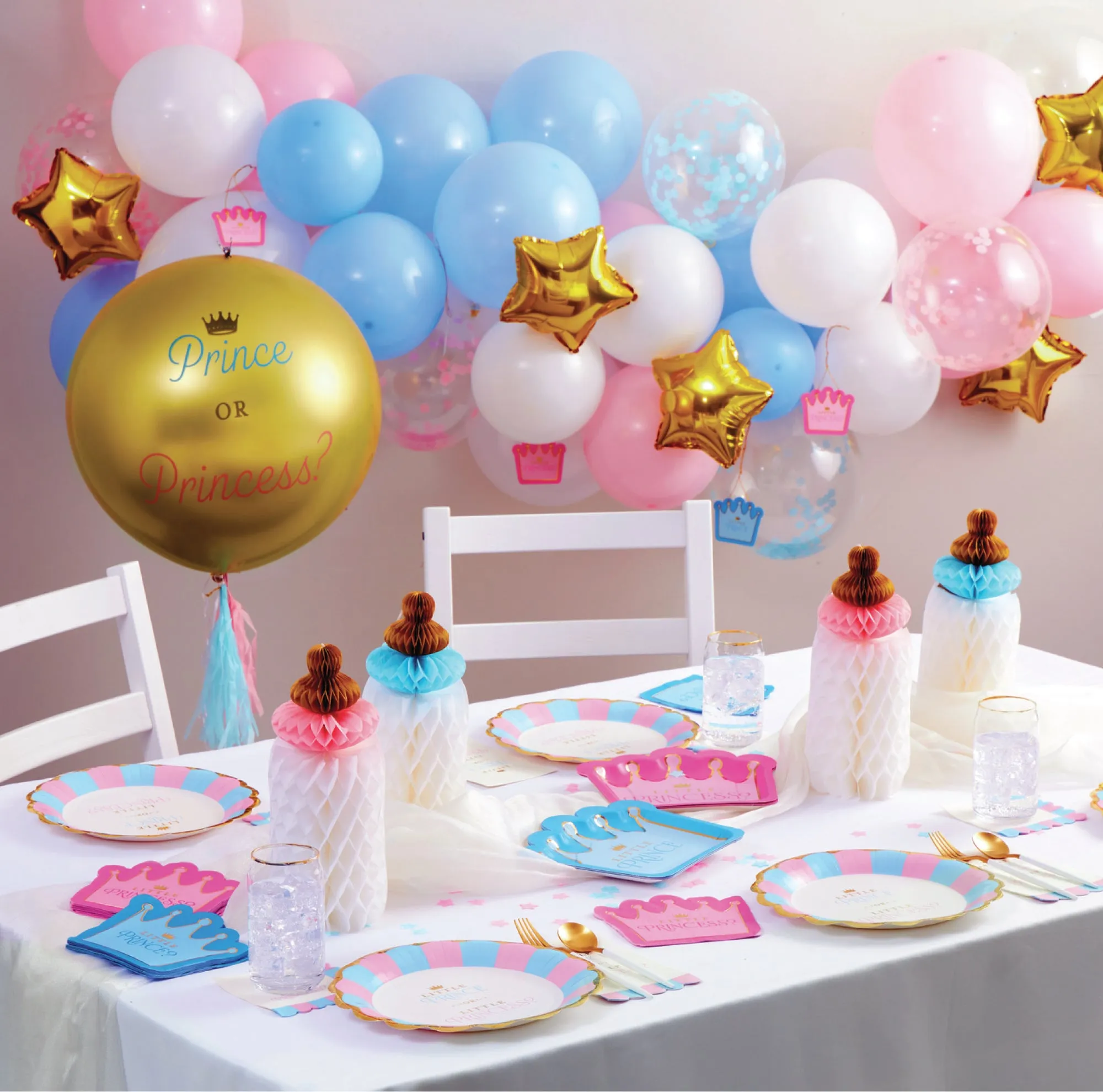 Prince or Princess Dessert Napkins 20ct
