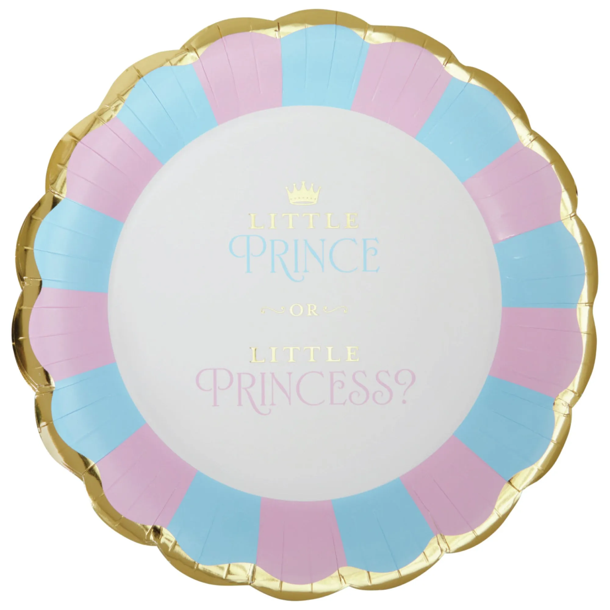 Prince or Princess Dinner Plates 8ct