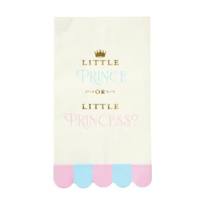 Prince or Princess Paper Guest Towels 16ct