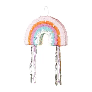 Pull String Iridescent Rainbow Piata