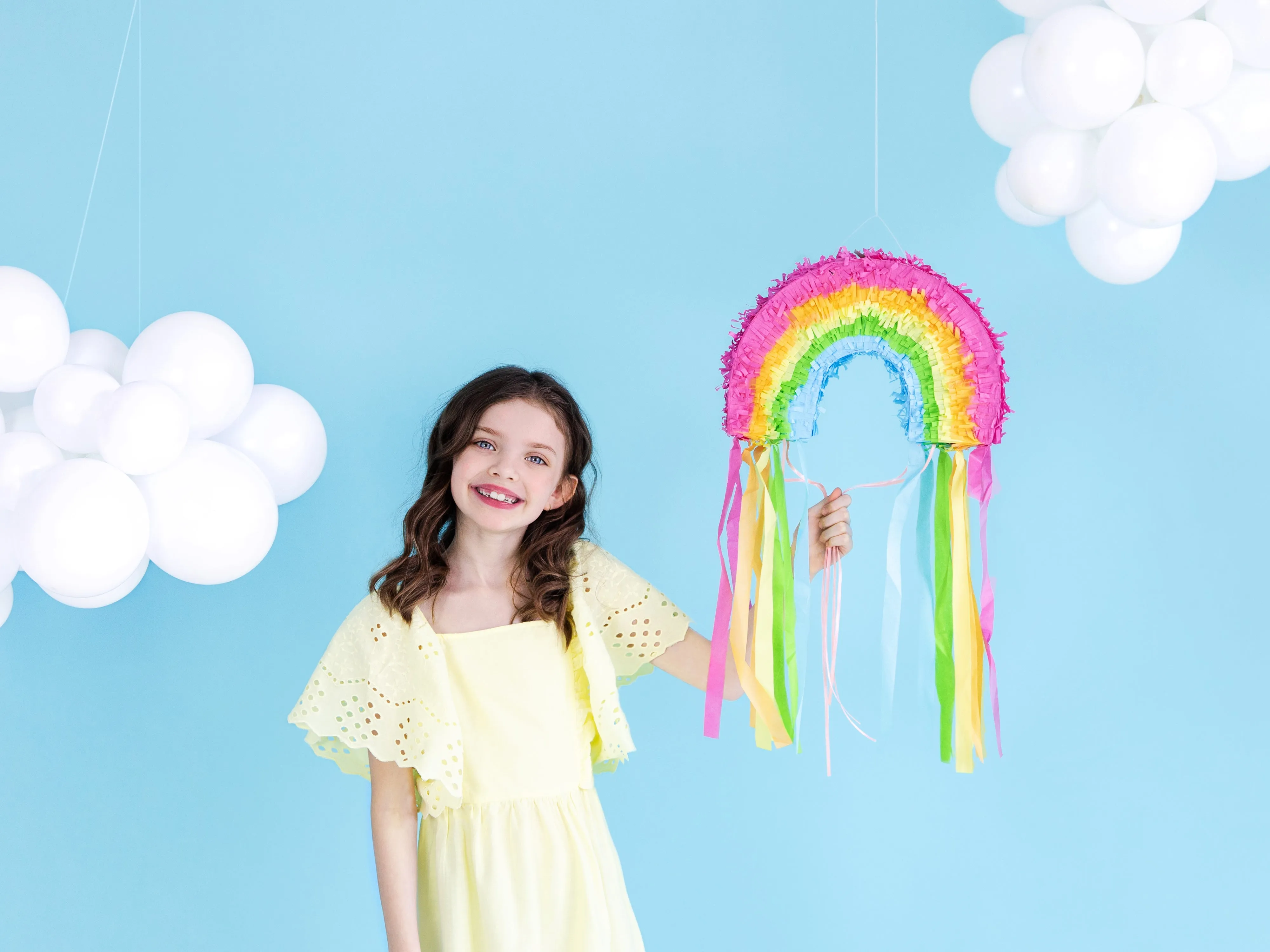 Pull String Rainbow Piata