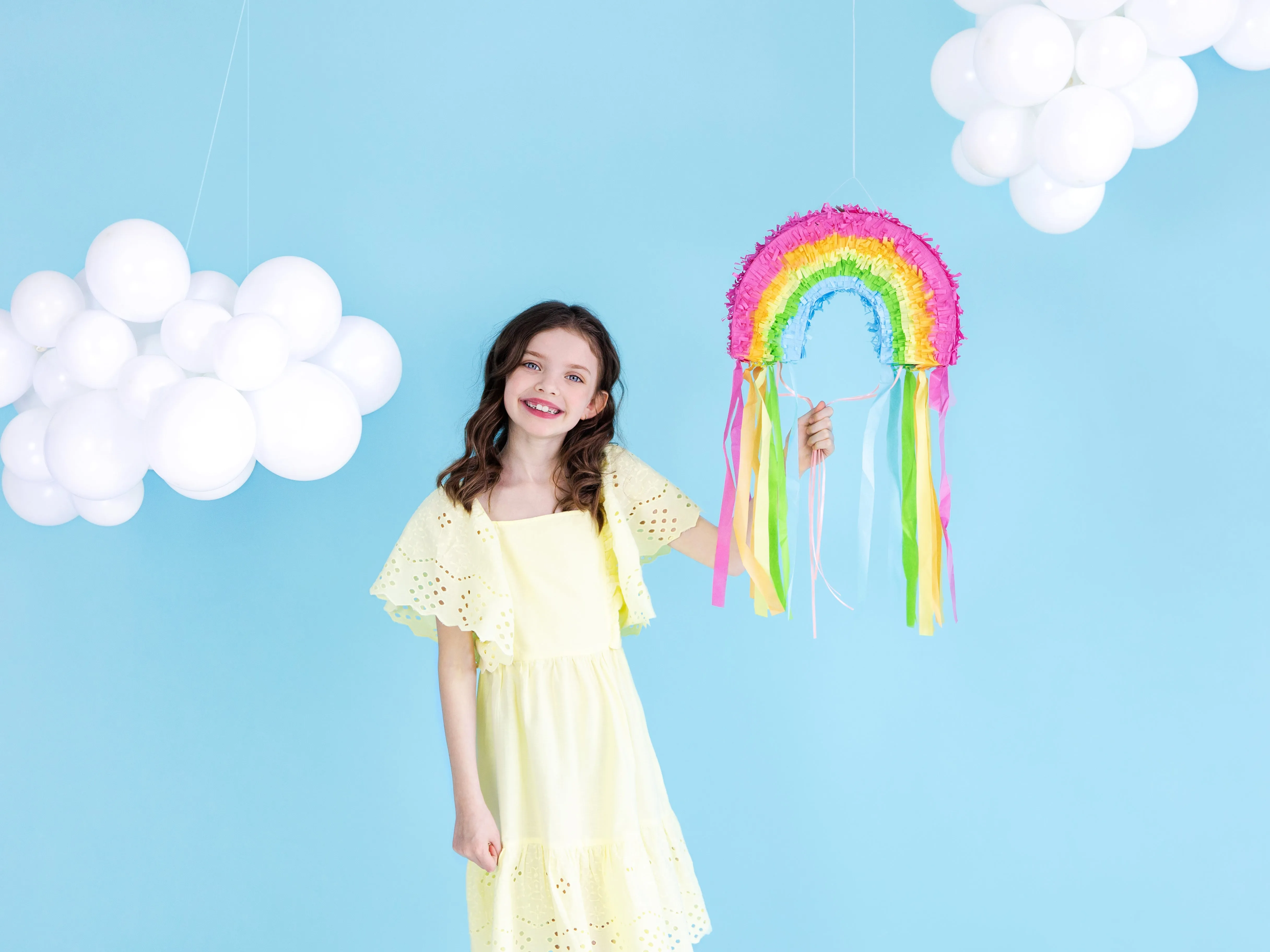 Pull String Rainbow Piata
