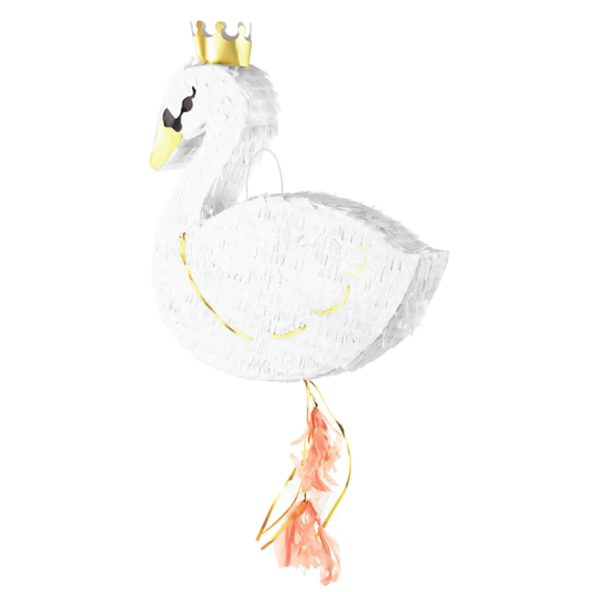 Pull String Swan Princess Piata